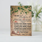 夫へ 私はあなたをもっと愛している 出欠カード (スタンド正面)