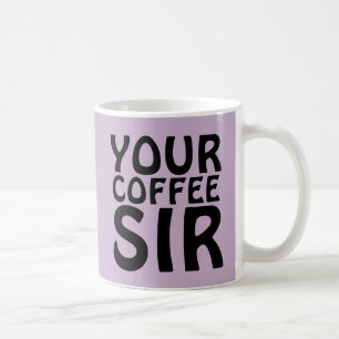 夫やボーイフレンド用コーヒーマグ – SIR コーヒーマグカップ