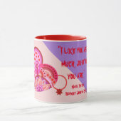 夫や妻へのLOVE MUG マグカップ (中央)