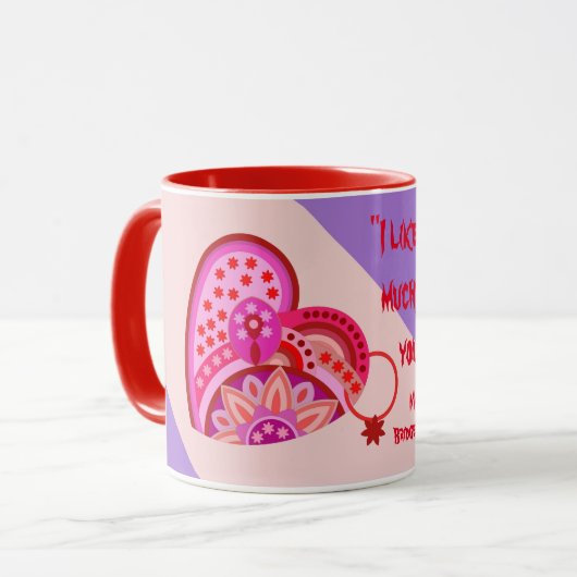 夫や妻へのLOVE MUG マグカップ (正面左)