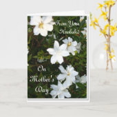 夫より母の日 カード (黄色い花)