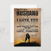 夫よ、永遠に今も愛してる サンキューカード (正面/裏面)