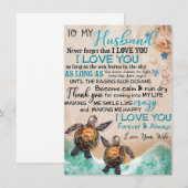 夫よ、私の夫よ、カメ 招待状 (正面/裏面)