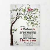 夫よ 私の夫よ 私のただ一人の人 三つ折りクリスマスカード (カバー)