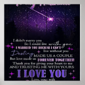 夫を愛して |かわいい引用文 | ポスター (正面)