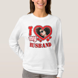 夫を愛すパーソナライズされた Tシャツ