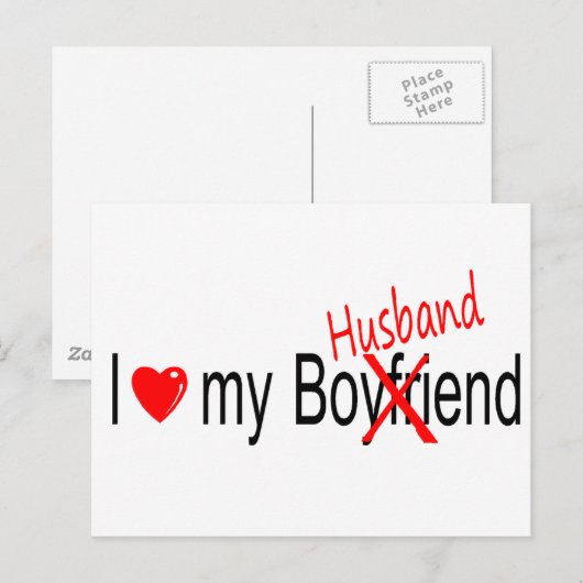 夫を愛す ポストカード (正面/裏面)