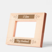 夫を愛す レーザー彫刻フレーム (左)