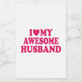 夫を愛素晴らしす フードラベル (シングルラベル)