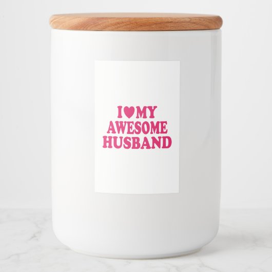 夫を愛素晴らしす フードラベル (正面)