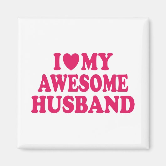 夫を愛素晴らしす マグネット (正面)