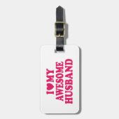 夫を愛素晴らしす ラゲッジタグ (正面縦)