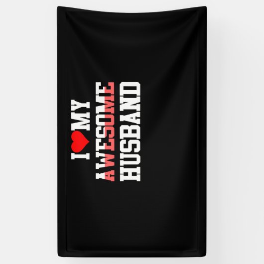 夫を愛素晴らしす 横断幕 (縦)