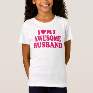 夫を愛素晴らしす Tシャツ