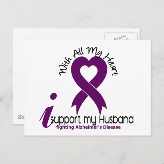 夫を支えるアルツハイマー病 ポストカード (正面/裏面)