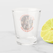 夫を運転熱狂するして…うさぎ ショットグラス (裏面)
