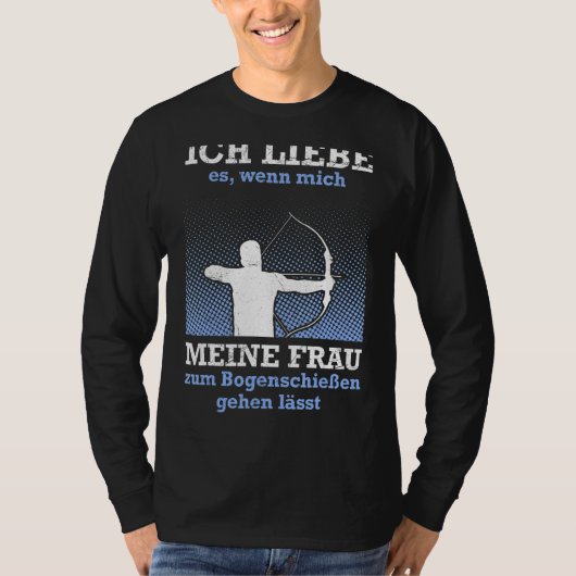 夫アーチャーパパアーチェリーメン Tシャツ (正面)