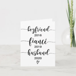 夫カスタムの妊娠告知カード カード