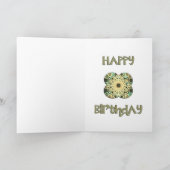 夫グランジのフラクタル誕生日カード カード (内部)