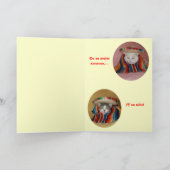 夫スペインのの誕生日 カード (内部)