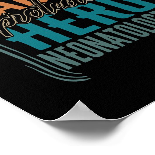 夫ダディープロテクターヒーロー新生児学者 ポスター (角)