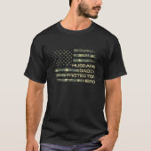 夫ダディープロテクターヒーロー Tシャツ (正面)