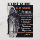 夫デザイン |愛の引用文を夫に シーズンカード (正面/裏面)