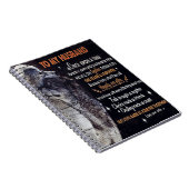 夫デザイン |愛の引用文を夫に ノートブック (右側)