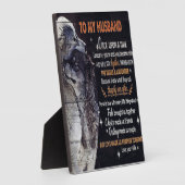 夫デザイン |愛の引用文を夫に フォトプラーク (側面)