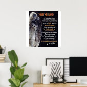 夫デザイン |愛の引用文を夫に ポスター (ホームオフィス)