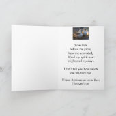 夫ハッピーアニバーサリー水鳥ダックス カード (内部)