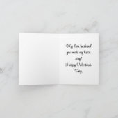 夫バレンタインのブルーバーズカード シーズンカード (内部)