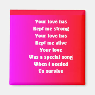 夫バレンタインデーの冷蔵庫の磁石 マグネット