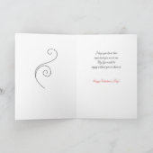 夫バレンタインデー白ハートオンブラック シーズンカード (内部)