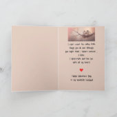 夫バレンタイン愛ラブラブバードアート シーズンカード (内部)