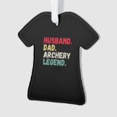 夫パパアーチェリー伝説ヴィンテージレトロクリスマス オーナメント (正面)