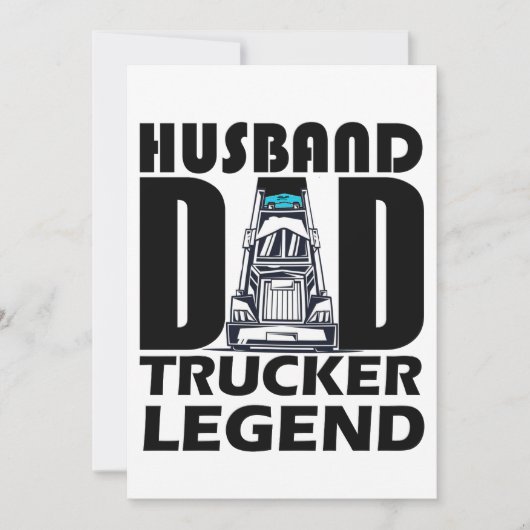 夫パパトラックパパの伝説，パパギフト 招待状 (正面)