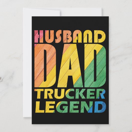 夫パパトラックパパの伝説，パパギフト 招待状 (正面)