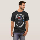 夫パパトラック車伝説お父さんの日ゴリラTr Tシャツ (正面フル)