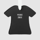 夫パパハイキング伝説レトロクリスマスオーナメント オーナメント (裏面)