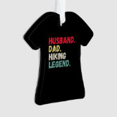 夫パパハイキング伝説レトロクリスマスオーナメント オーナメント (正面)