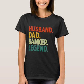 夫パパバンカーレジェンドヴィンテージバおもしろいンカーファット Tシャツ