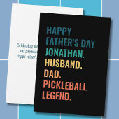 夫パパピックルカスタムボールレジェンド父の日 シーズンカード