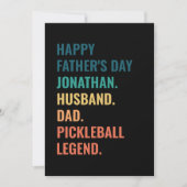 夫パパピックルカスタムボールレジェンド父の日 シーズンカード (正面)