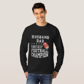 夫パパファンタジーサッカーチャンピオン Tシャツ (正面フル)