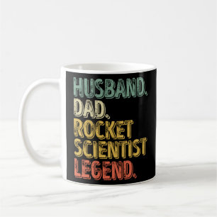 夫パパロケットサイエンティストおもしろいレジェンド コーヒーマグカップ
