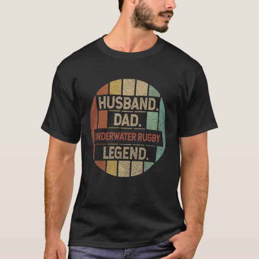 夫パパ水中ラグビーレジェンドヴィンテージ Tシャツ (正面)