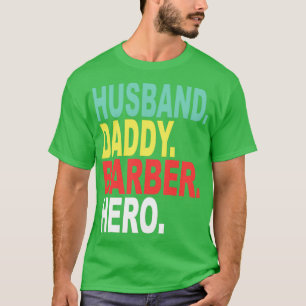 夫パパ美容師ヒーロー Tシャツ