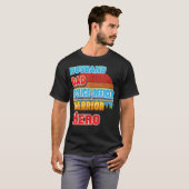 夫パパ警察官の戦士の英雄の父の日 Tシャツ (正面フル)