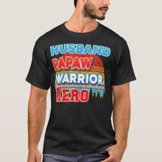 夫パフォーウォリアー英雄ファーザーデイヴィンテージリター Tシャツ